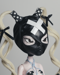 𑣲-Unique custom doll (one-of-a-kind piece): Latex and shibari cuttie dolly