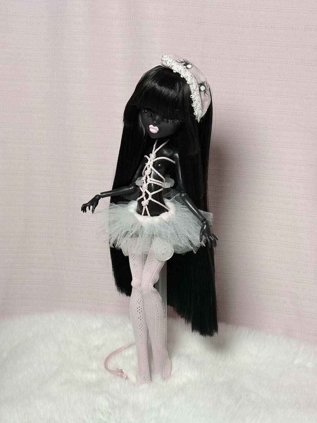~Pink blush doll & Deep black~𑣲𝄞