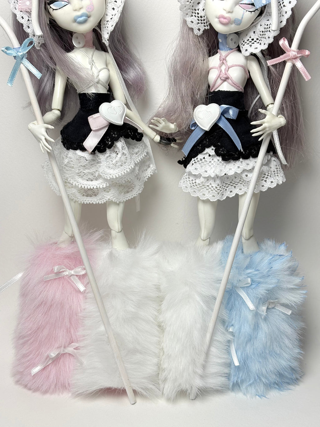 𑣲Unique (OOAK) custom doll : Little Bo Peep twins