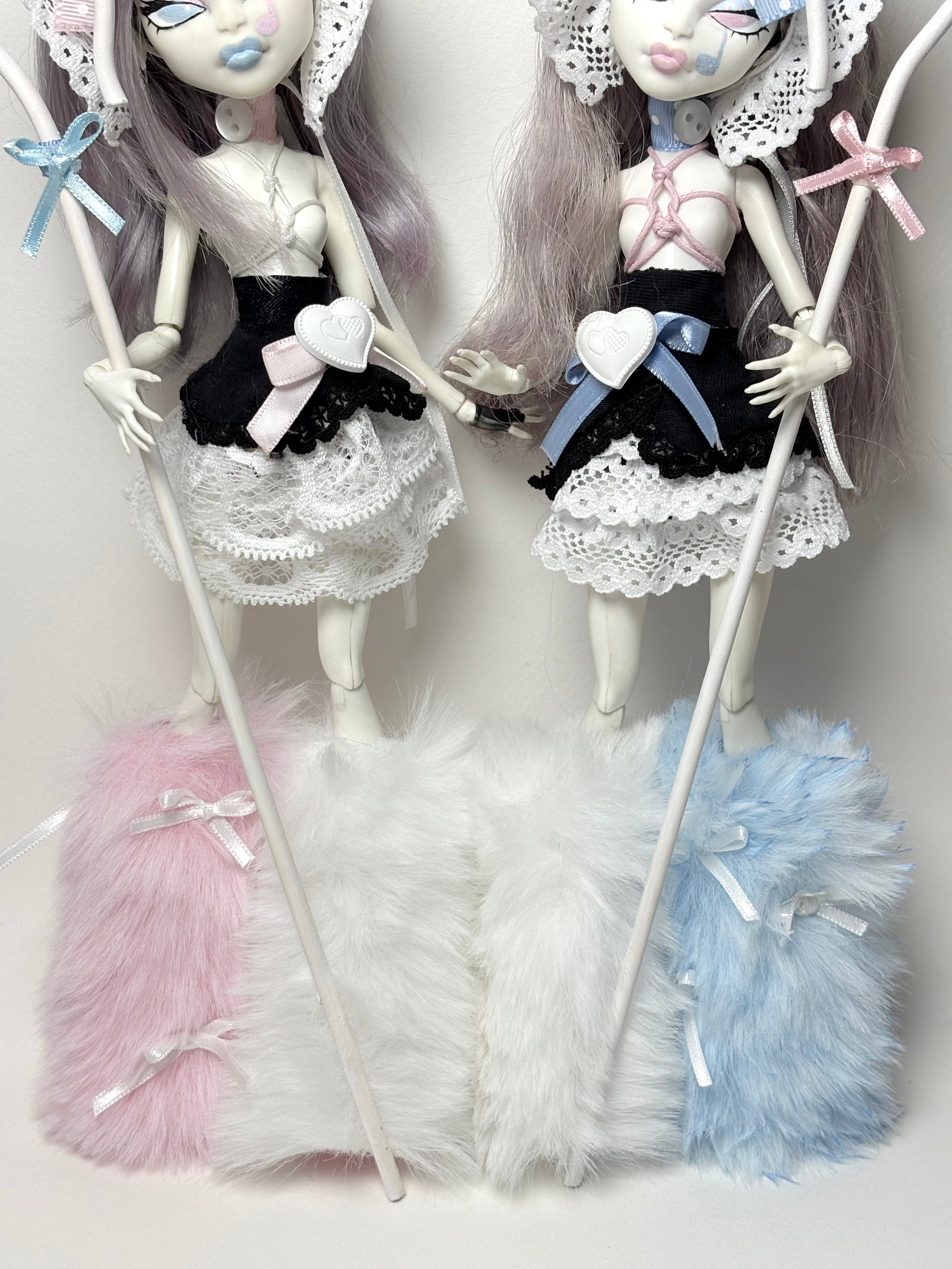 𑣲Unique (OOAK) custom doll : Little Bo Peep twins